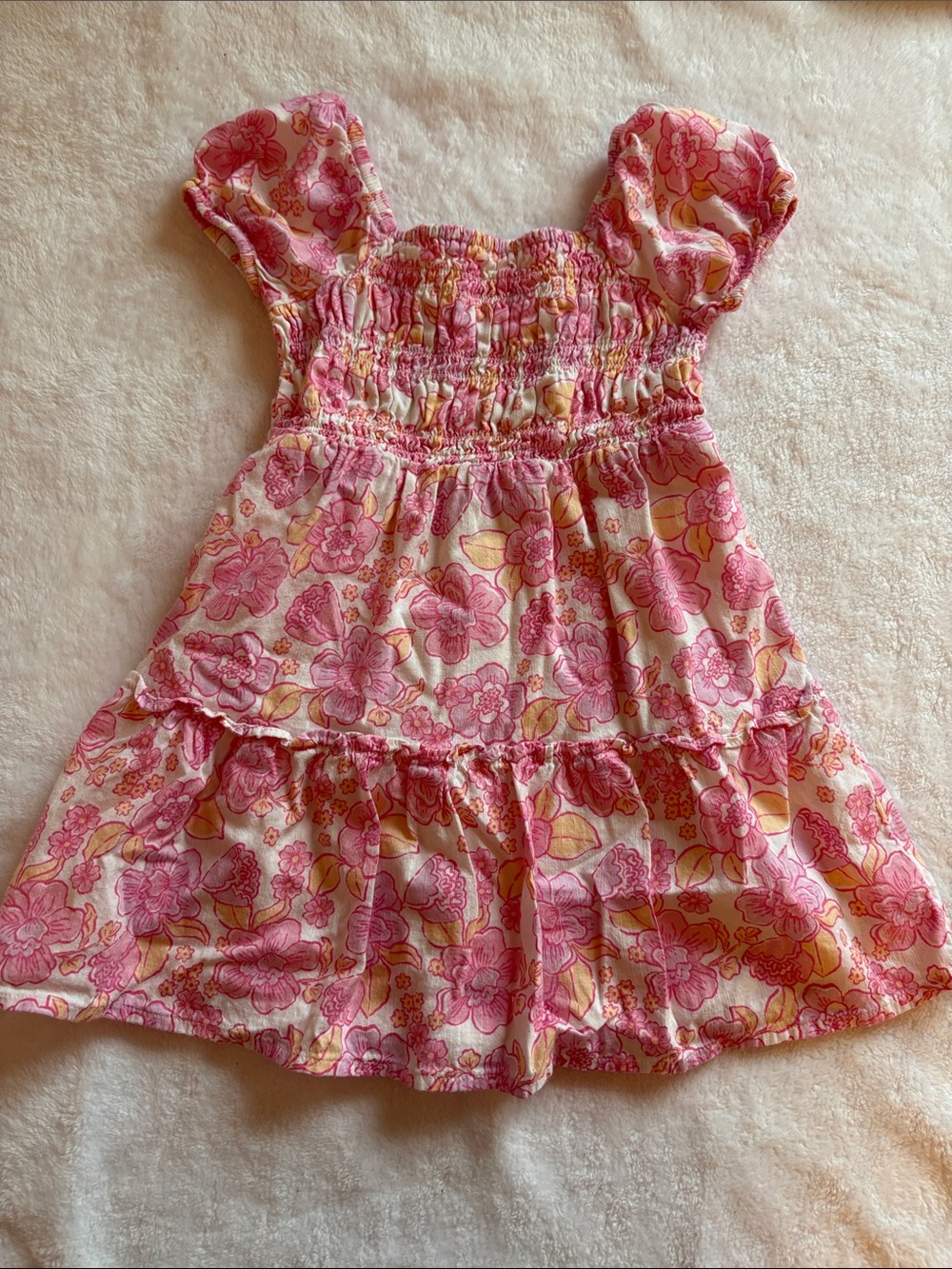 •  jumping beans 3T Floral Smocked Summer Dress